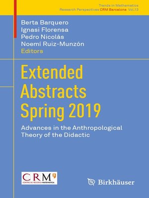 cover image of Extended Abstracts Spring 2019